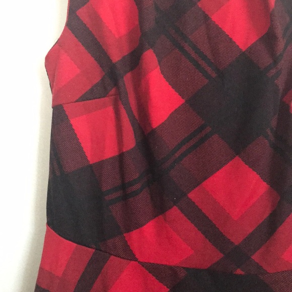 👗2/35$ flare dress red and black - Picture 2 of 3